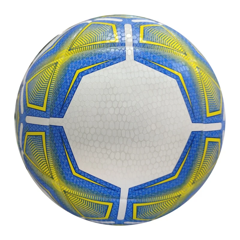 NO. 5 pelota football thermal bonded waterproof real game sports soccer ball size 5 promotional PU TPU PVC rubber bladder soccer