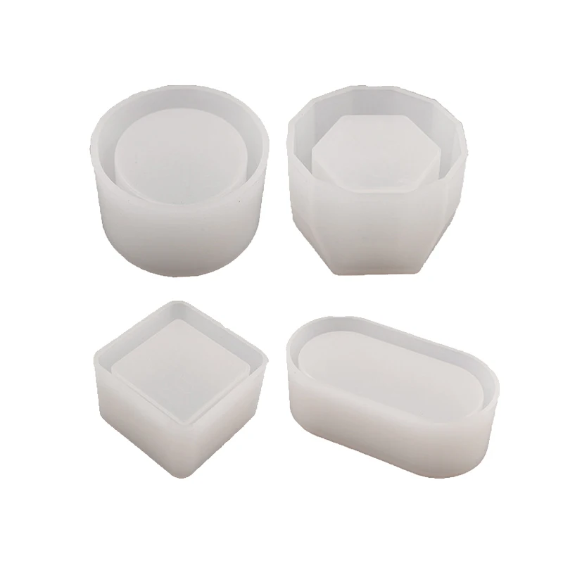 Free Sample Super Markets Fleshy Flower Pot Box  Making Tools Planter Pot Silicone Mold