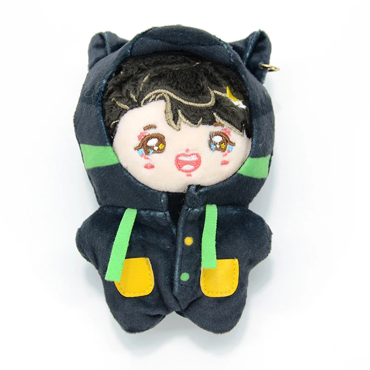 2022 Amazon Hot Sale Wholesale Own Design Mini Plush Animal Toy Set Cute Soft Small OEM Custom Plush Keychain