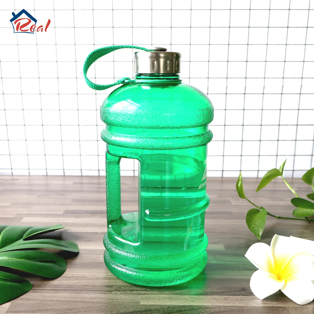 
Real best selling 2.2L portable outdoor durable using water bottle gallon plastic jug with handle 