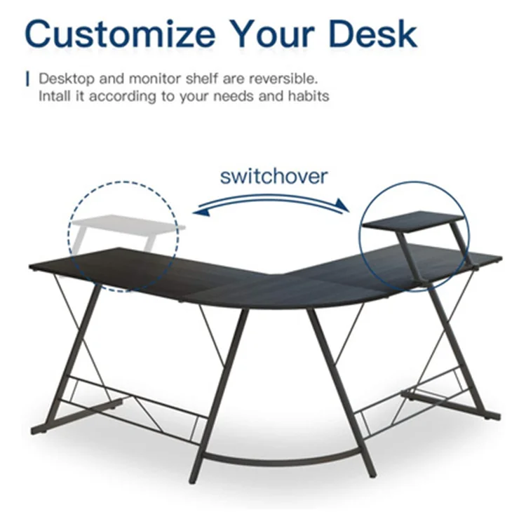 
Factory Direct Selling white/black large laptop computer table stand 