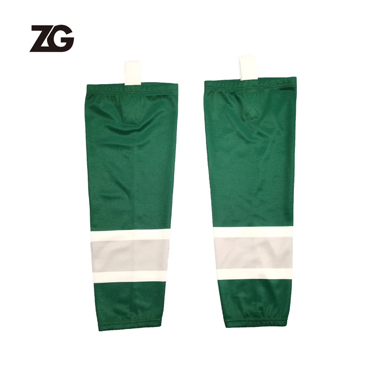 Custom color 100% Qolyester Knit Hockey Socks New High Quality Ex-factory Price Discount The Latest Model