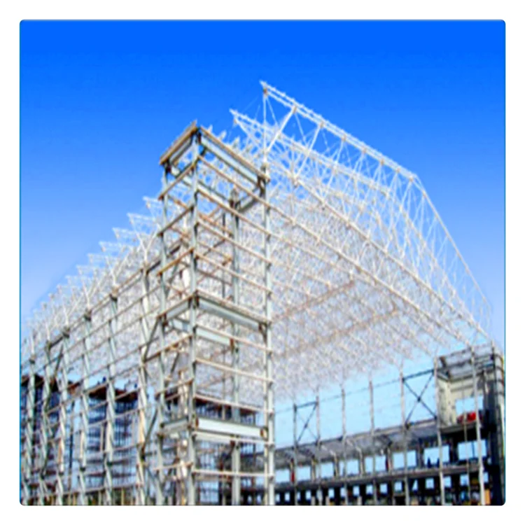 Light Metal Building Construction Gable Frame Prefabricated Industrial Steel Structure low cost warehouse factory design