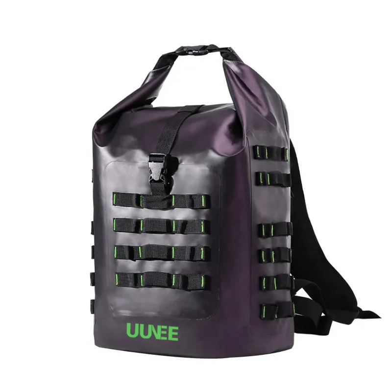 OEM ODM 40L 50L 60L RECYCLED PET RPET Waterproof large capacity equipment backpack dry bag