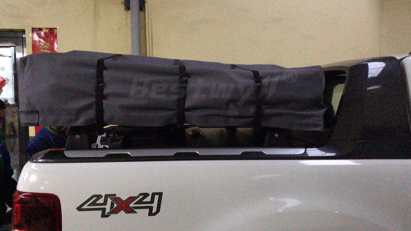 BESTWYLL 4X4 Accessories Ute Rear Cargo Luggage For Tonneau Roller Aluminum Pickup Truck Cross Bar For Ford Ranger Wildtrak F150