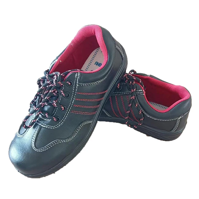 Waterproof leather upper safety shoes Women lightweight safety shoes OEM best work shoes