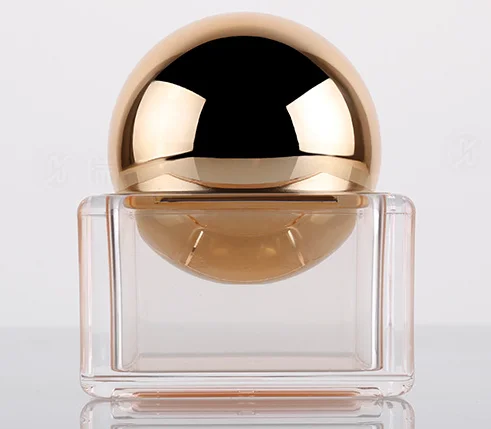 Acrylic material 15g 30g 50g ball shape luxury cosmetic cream jar set