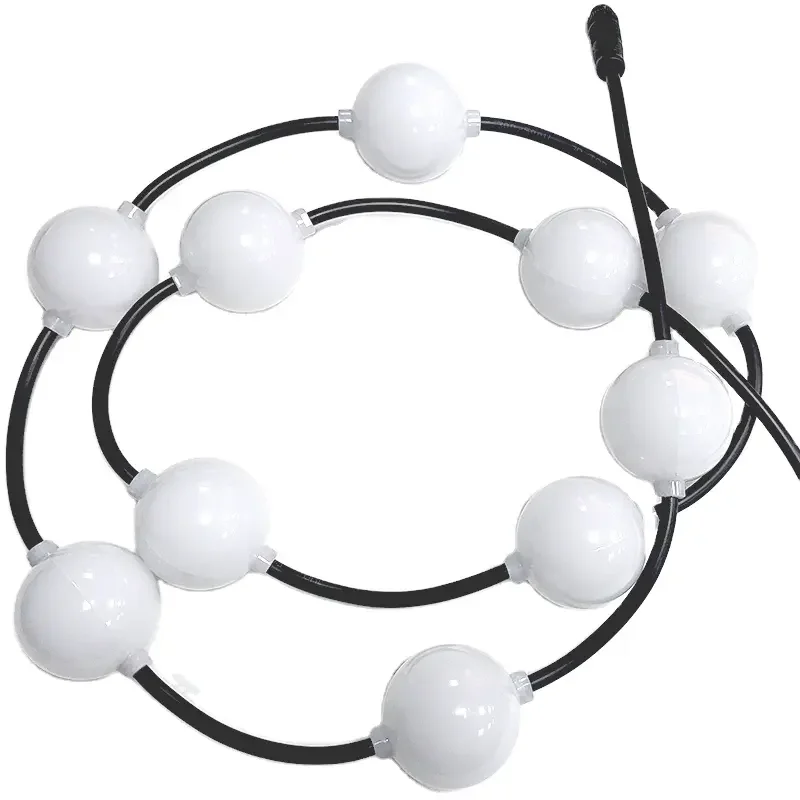 Christmas Decorative Lighting DMX RGB Ball Pixel String Lights DMX 3D LED