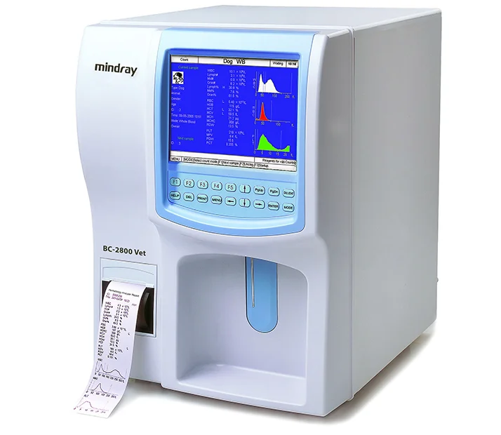 Mindray BC2800 Vet 3-Part WBC CBC Hematology Analyzer For Veterinary mindray auto blood analyzer