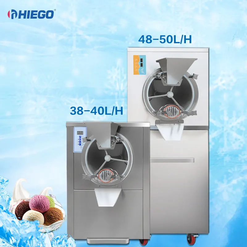 Wholesale Fast Cooling commercial hard ice cream maker italian gelato hard ice cream machine for food shop