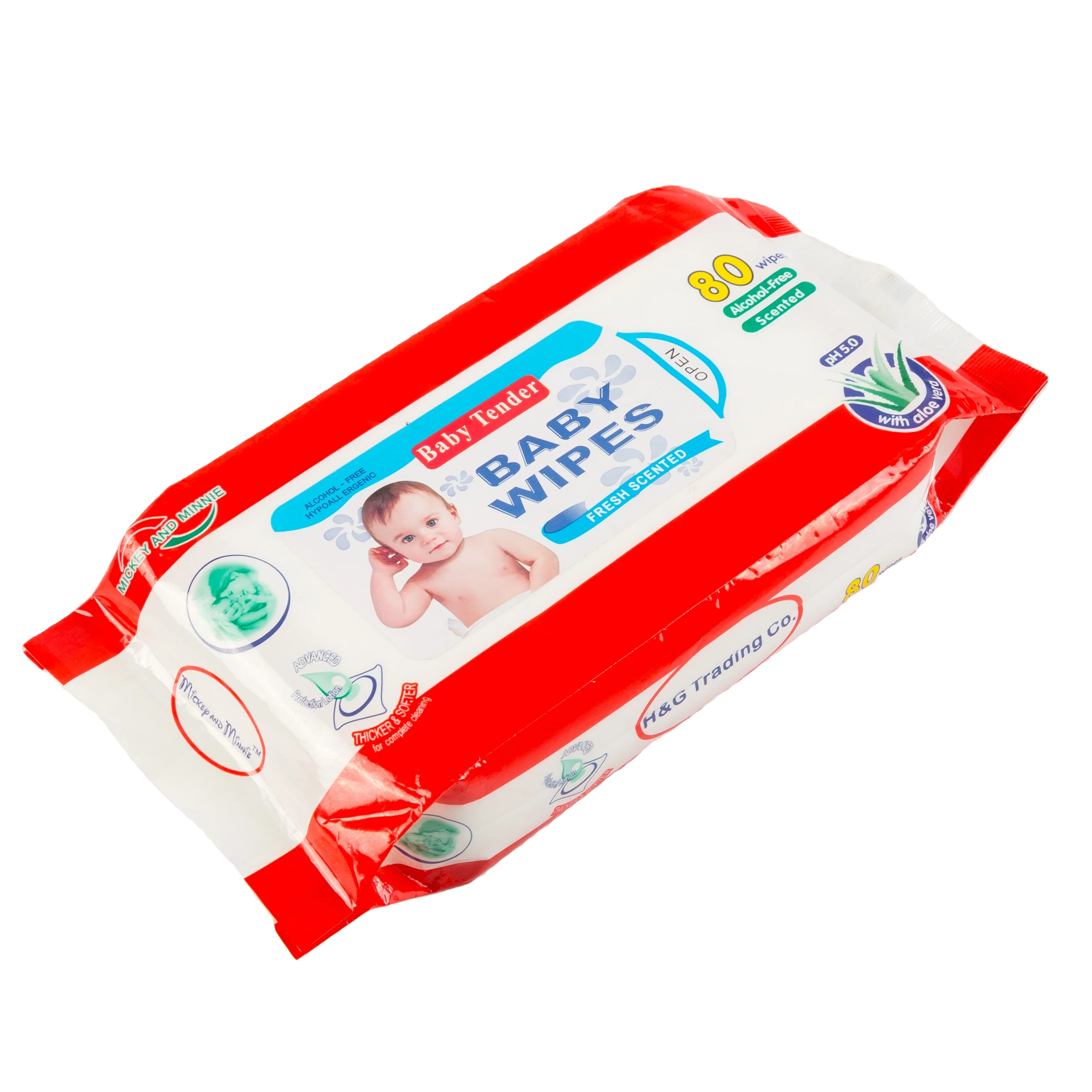 Free Sample Baby Wet Wipes Eco Friendly Manufacturer Factory Cheap Price Alcohol Free