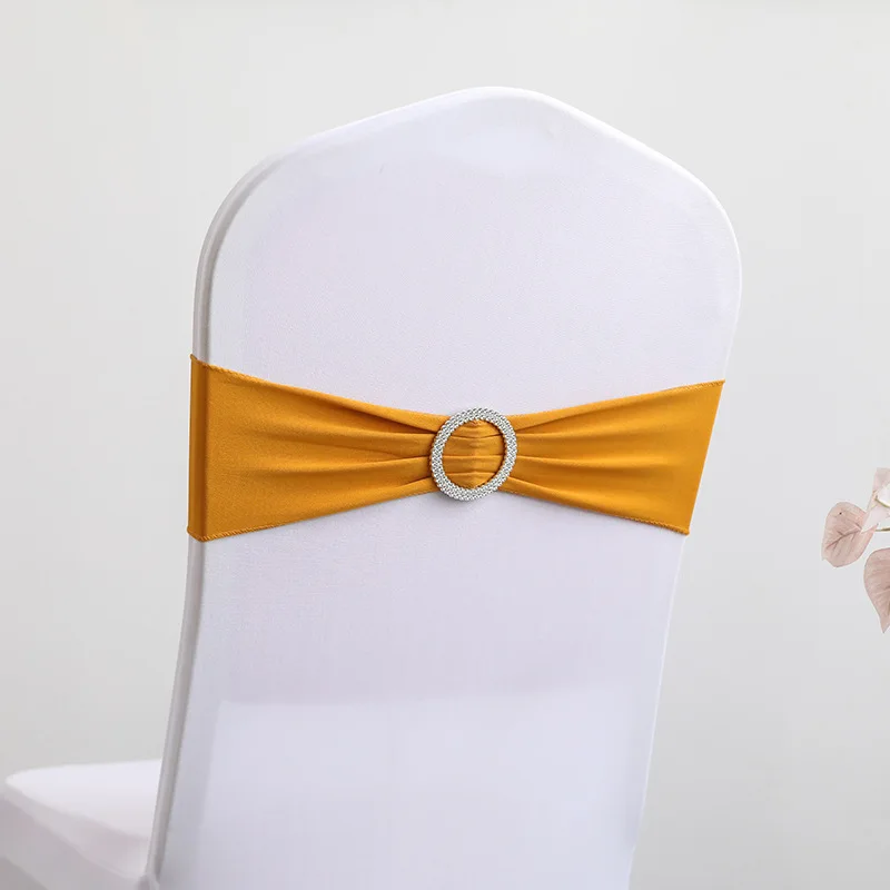 Reusable Decorative Satin Chair Cover Sashes for Wedding Party Dining events