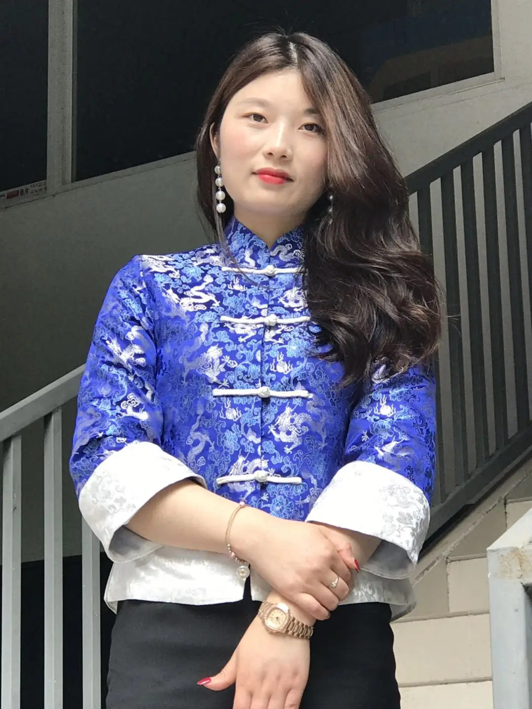 Chinese China Qipao tangzhuang Style Cheongsam tapestry satin zhijinduan ladies tangzhuang