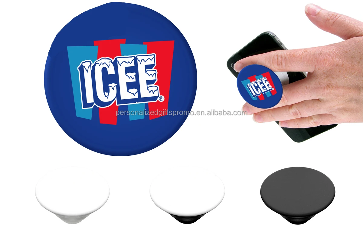 Fit All of Cell Phones Round Finger Ring Stand Mobile Lazy Round Phone Holders Plastic Foldable Pop Ups