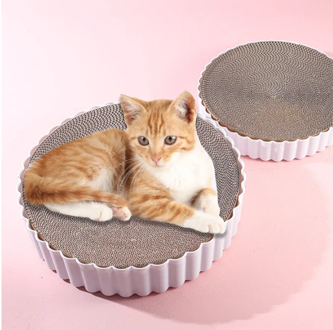 Готовая к отправке в наличии, Быстрая отправка, оптовая продажа, игрушка для домашних животных, картонная чесалка для кошек