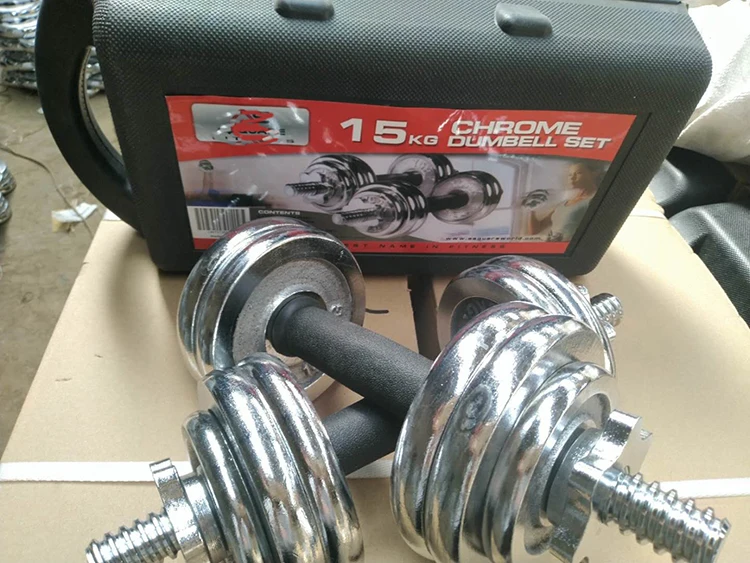 factory price   adjustable dumbbell set with case adjustable weights