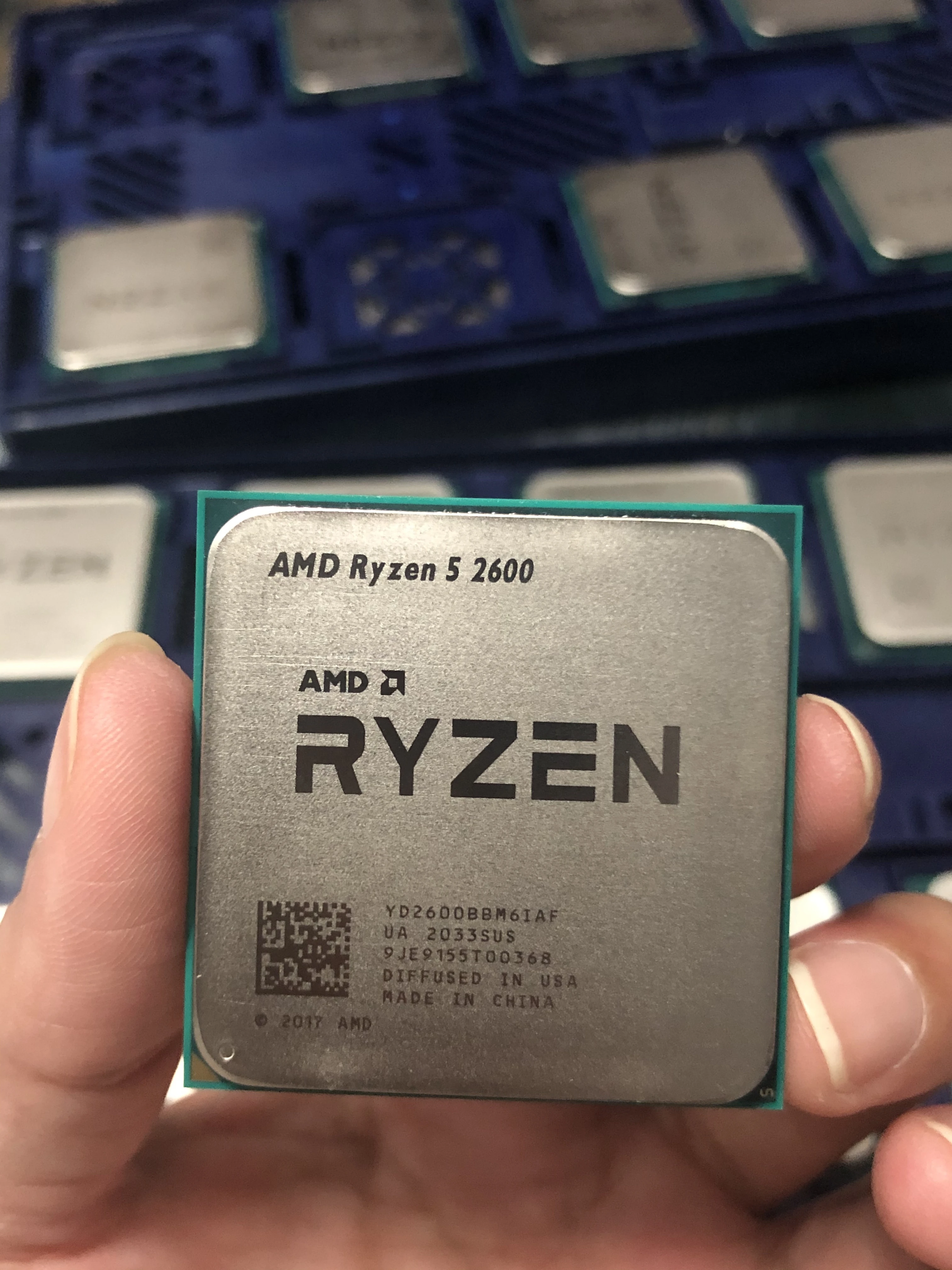 Новый процессор AMD 5 2600 R5 3 4 ГГц-3 9 ГГц шестиядерный 16 Мб 65 Вт Разъем AM4 для настольного
