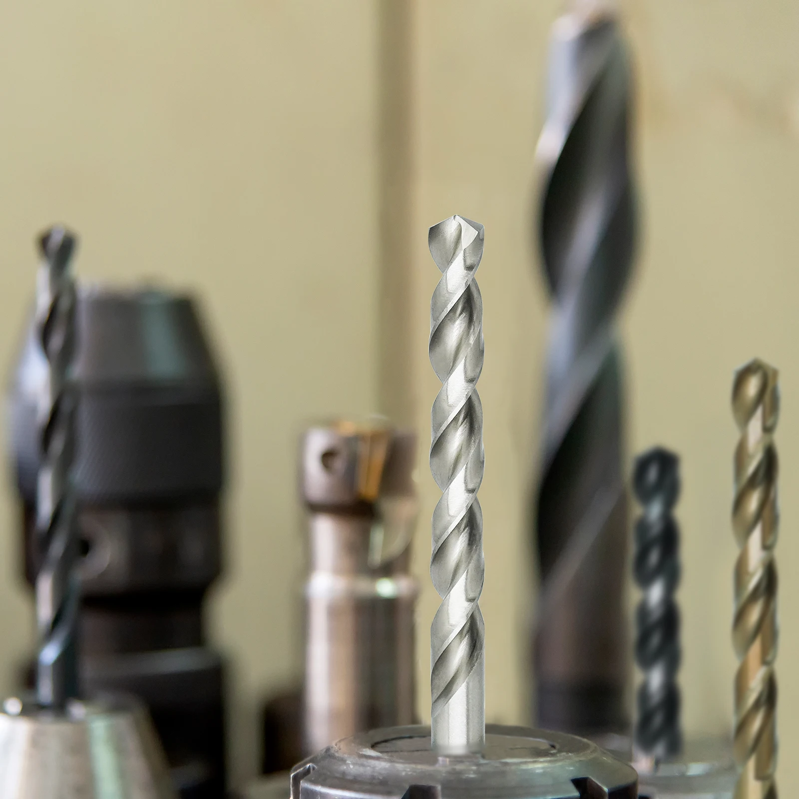 M35 M42  Hss Co 21-Piece High Speed Steel Twist Drill Set For Metal Drilling M2/HSS Drill Bits Set N TYPE /WHITE
