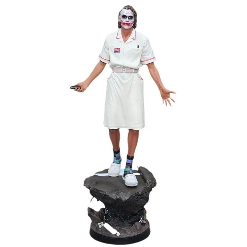 Wholesale Nurse Uniform Clown Scene Model Plastic Explosion Ornament Gift Standing Posture Scene Ornament