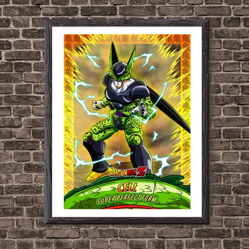 
Custom size Dragon Ball Z 3d lenticular print pictures with frame 
