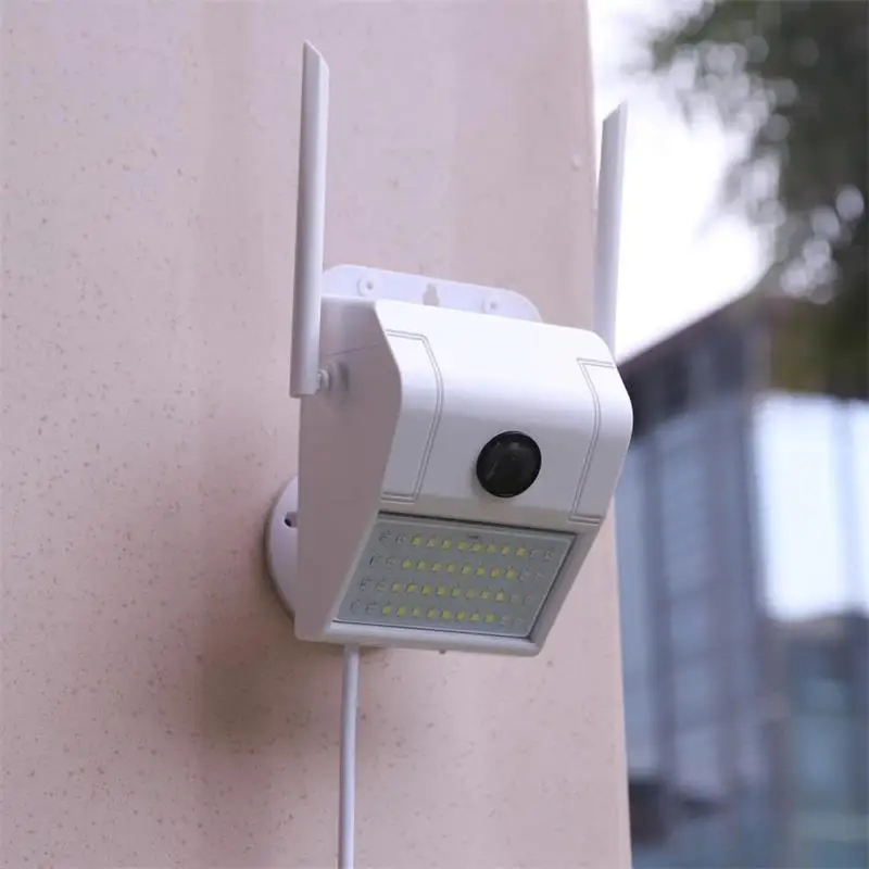 2.0MP Courtyard Lamp Home Safeguard WIFI IP CCTV Security Camera with Storm-proof PIR Motion 2 Way Video 48pcs LED light