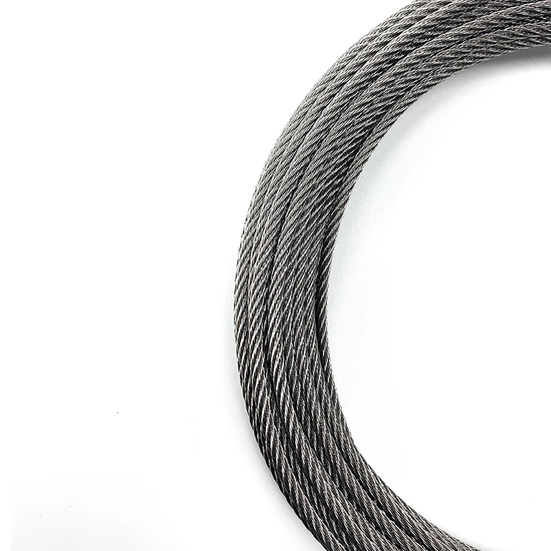 High Quality Stainless Steel 316 304 Wire Rope 1x19 7x7 7x19 Marine Grade Cable Lifting High Strength Wire Rope