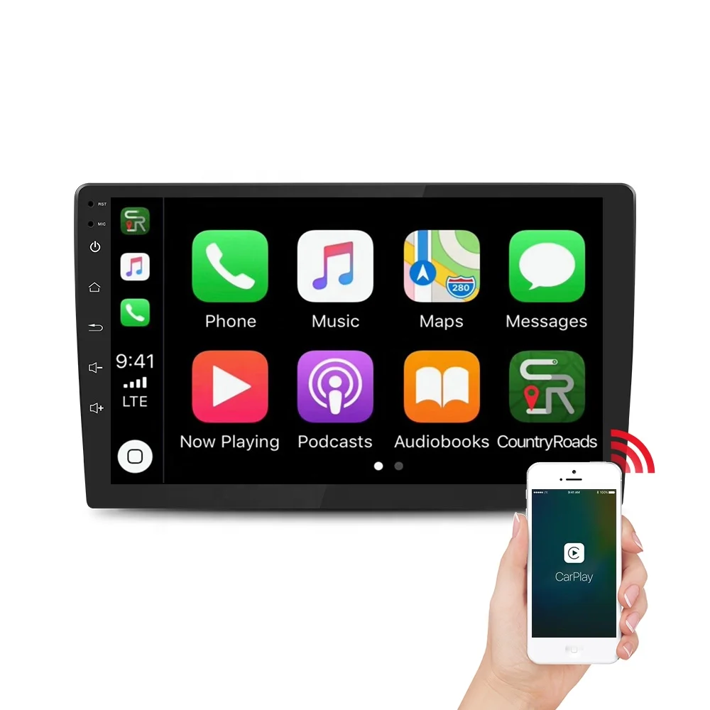 Android 2din  8 core 4+64G Car stereo for 9inch universal Car GPS with QLED 1280*720 IPS screen 2.5D car video