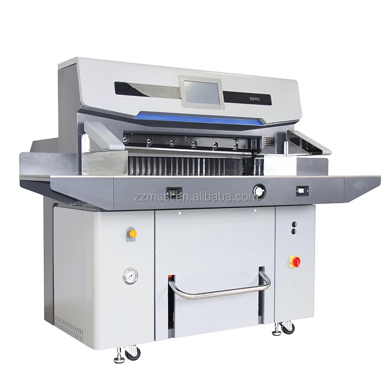 Double Hydraulic Paper Cutter Paper Cutting Machine With Three Cutting Modes Automatic Paper Push Cutting Machine