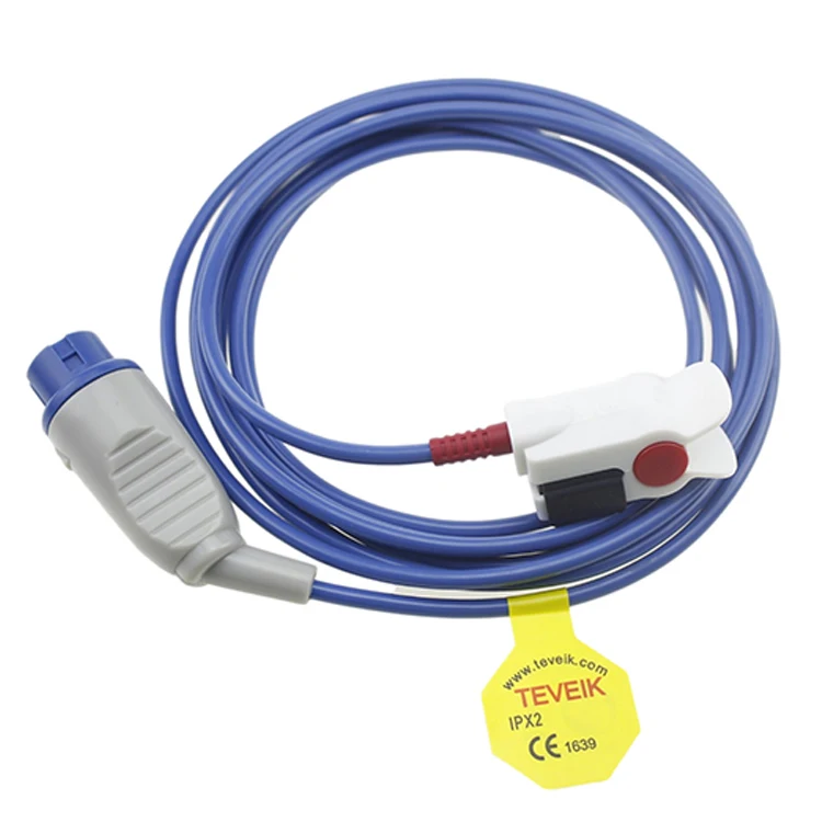 TEVEIK neonate wrap band spo2 sensor cable for Mindray round 7pin with separable wrap