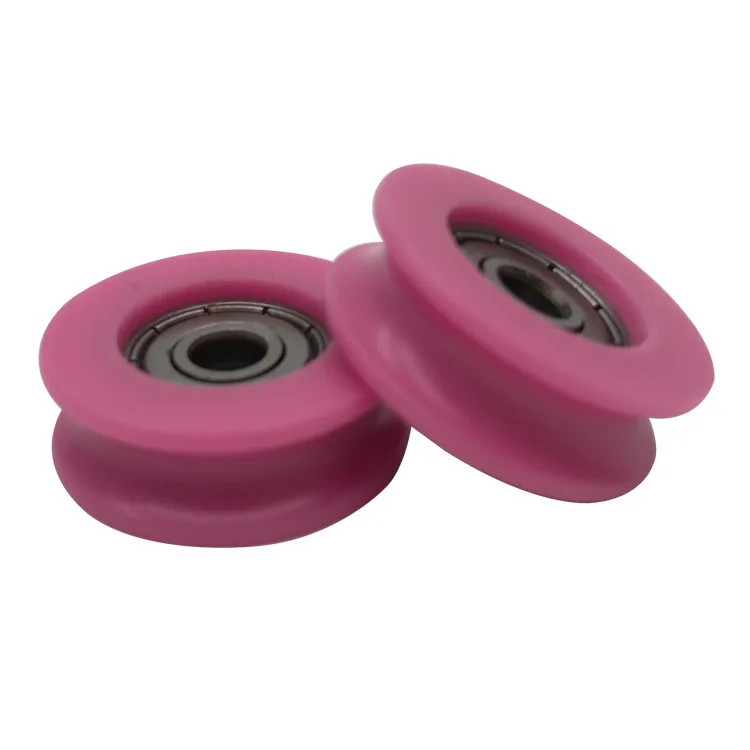 Plastic Sliding Roller Wheel 625z Bearing U Shape Pulley Wheel for Door and Window