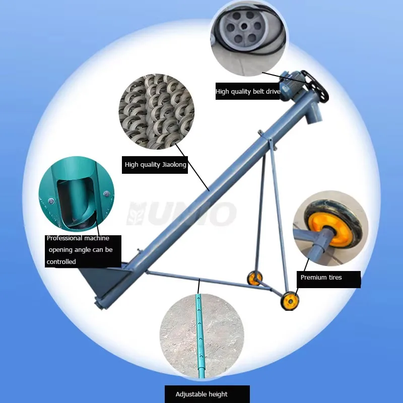 Высокая эффективность горячая Распродажа винтовой конвейер шнековый подъемный питающий