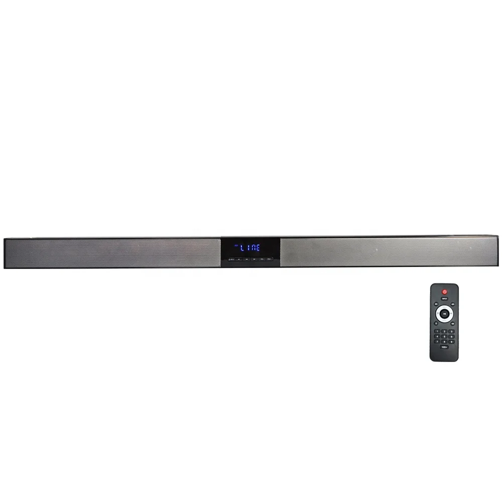 Aluminum Powered Bluetooth Surround Soundbar for TV with Built in Subwoofer