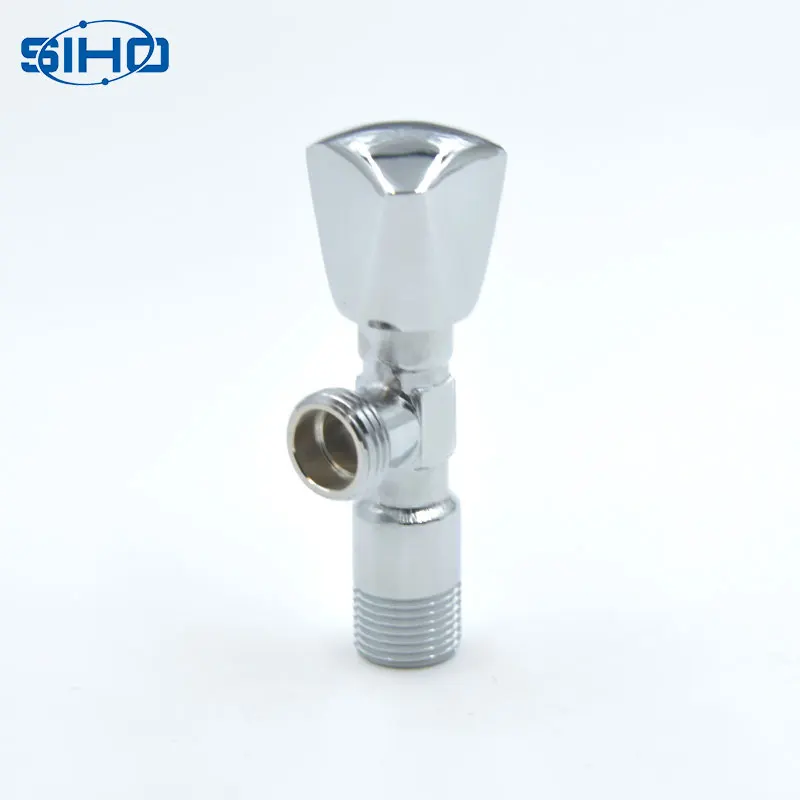 Оптовая продажа с завода, Цинковый угловой клапан с ручкой