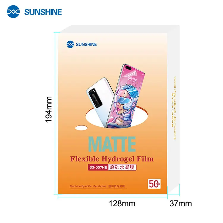 SUNSHINE SS-057HE матовый гидрогель пленка мобильного телефона защитный экран для популярных мобильных телефонов