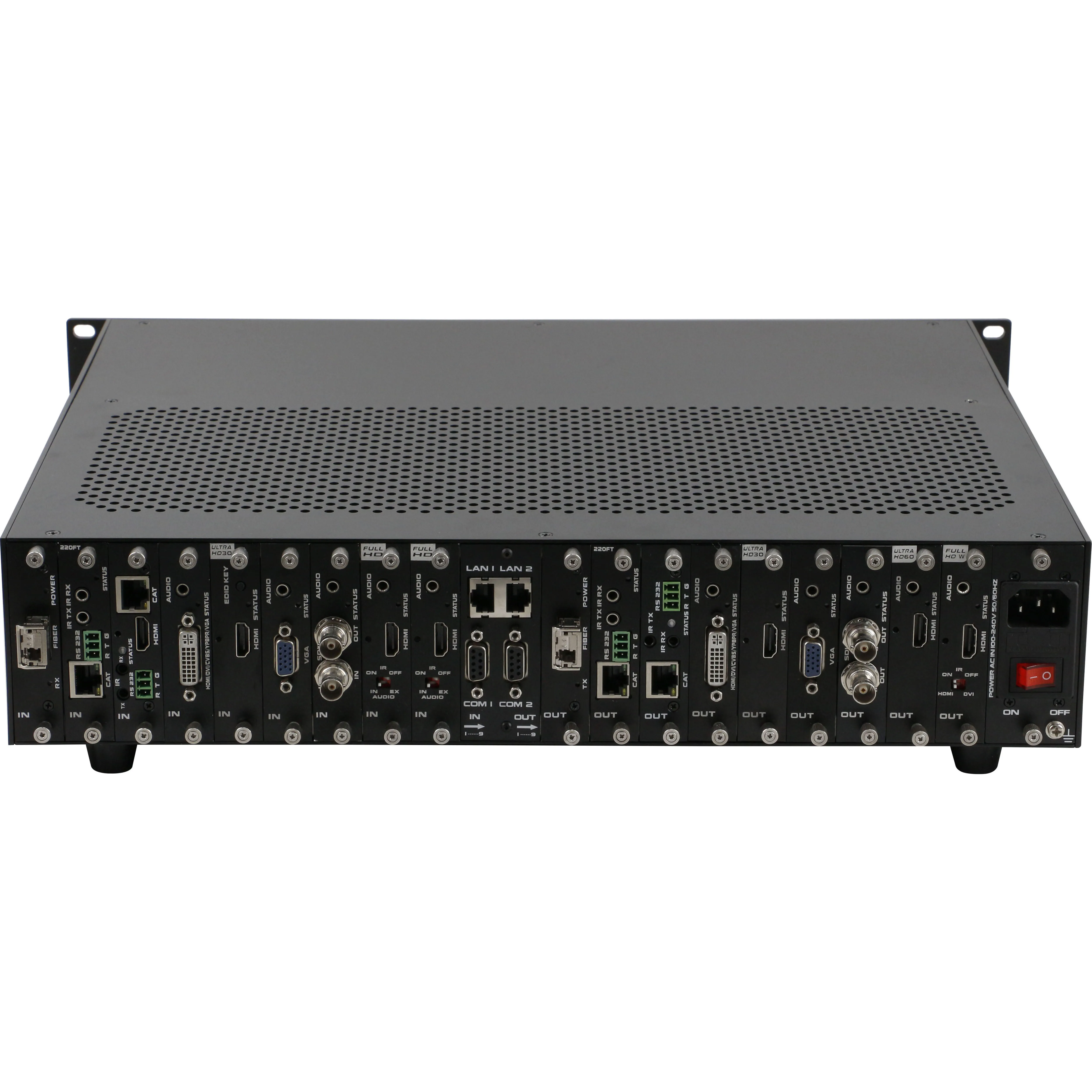 opaxy hot sale Solid structure 4k Video Mixer 8x8 1 card 1 port 1080P 4K30 and 4K60  Video Matrix Switcher