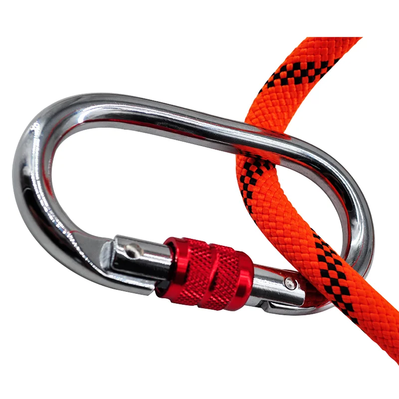 Carabiner titanium steel 25KN high quality CE/EN for sale