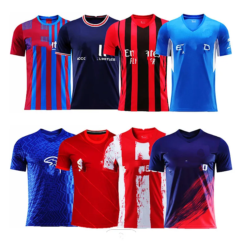 2122 Thailand madrid Milan Hazard M.salah soccer jersey 2122 season Mbappe maillot Ronaldo Grezimann football shirt