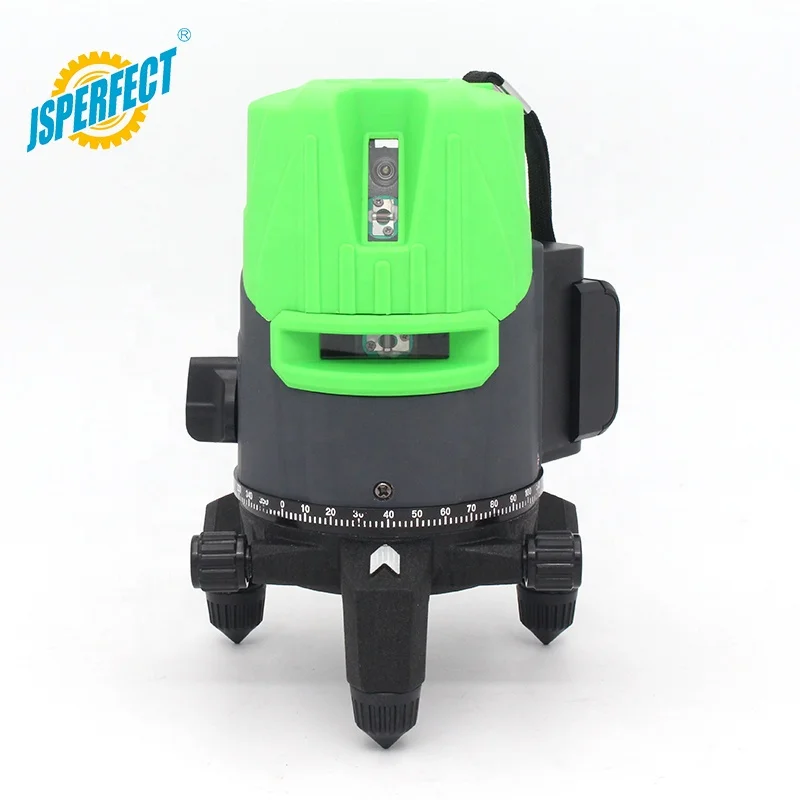 JSPERFECT 5 линий зеленый луч самовыравнивающийся лазерный уровень