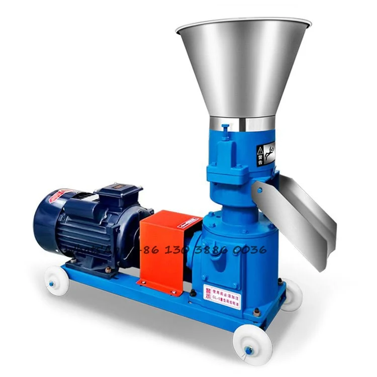 Multifuncion 210 Type Farm Automatic Food Processor Pellet Machine Feed Pellet Mill Food Crusher Farm Animal Feed Granulator