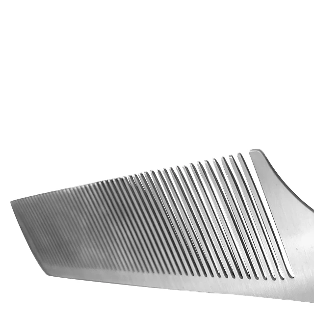 Custom Hair Salon Equipment Barber steel  Rat Tail Aluminum Metal Hair Cutting Comb