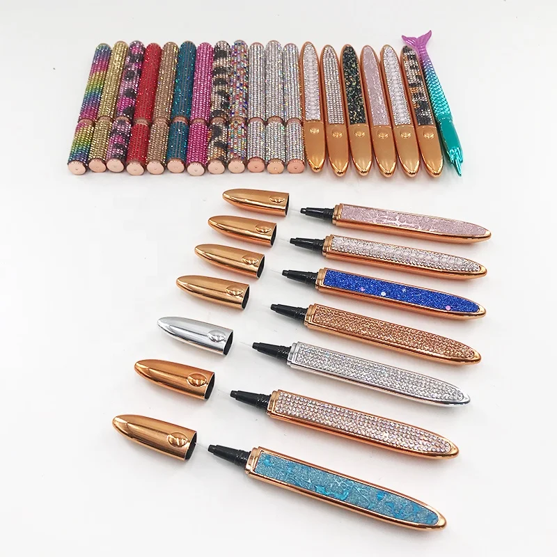 Latest Waterproof Self-adhesive Eyeliner Pen For Fluffy Mink Lashes Eyeliner Lash Glue Lasting harmlessness Liner Glue