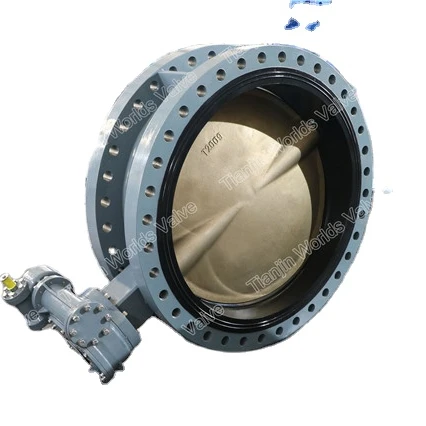 1 inch 4 inch 6 inch 10 inch cast iron worm gear lug butterfly valve