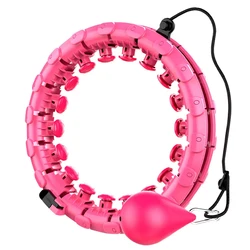 New Arrival 2 in 1 Fitness Weight Loss Hoola Hoop 24 Knots Abdomen Smart