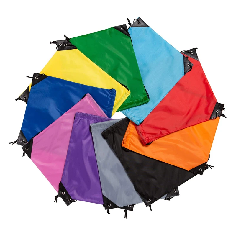 Wholesale Promotional Custom Waterproof Gym Draw String Polyester Bags Sport Nylon Backpack Drawstring Bag