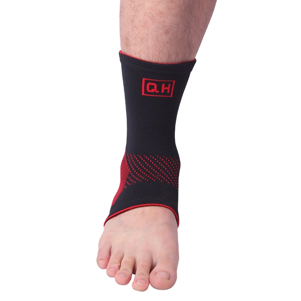 Нейлоновый фиксатор голеностопа для фитнеса в тренажерном зале, компрессионный фиксатор для спорта