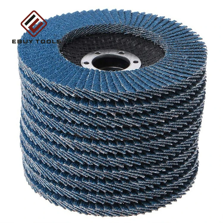 Abrasive Flap Disc Disk Alumina Corundum 4 Inch Aluminum Oxide Sanding Grinding Wheel Used With Angle Grinder 100mm