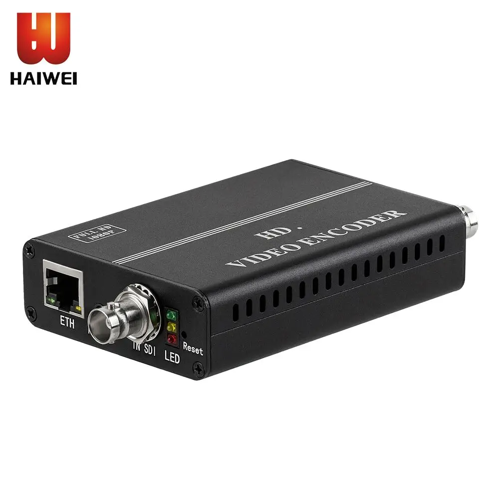 Haiwei H8114 H.264 Video SDI to IP Encoder with SDI output  RTMPS SRT UDP Encoder for IPTV Live Streaming Video conference (60597151044)