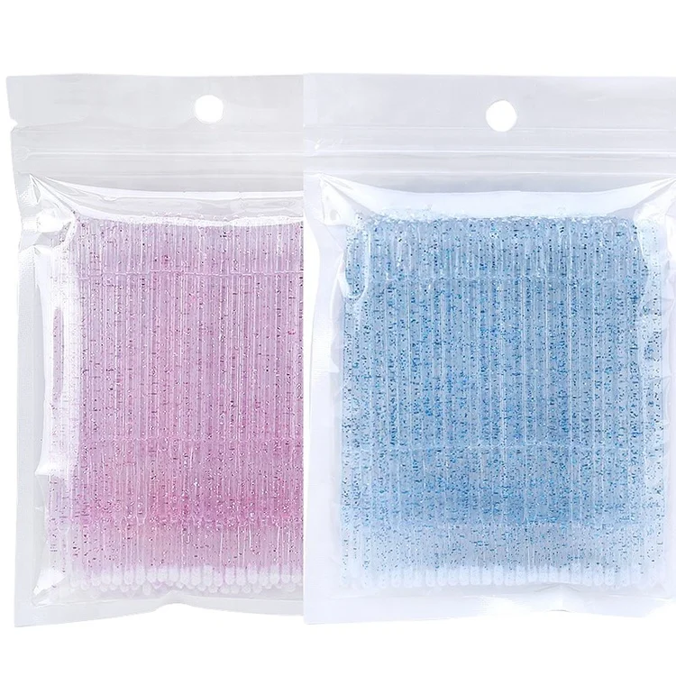 Wholesale cheap dental micro brush applicator lint free eyelash extension professional mirco makeup swabs
