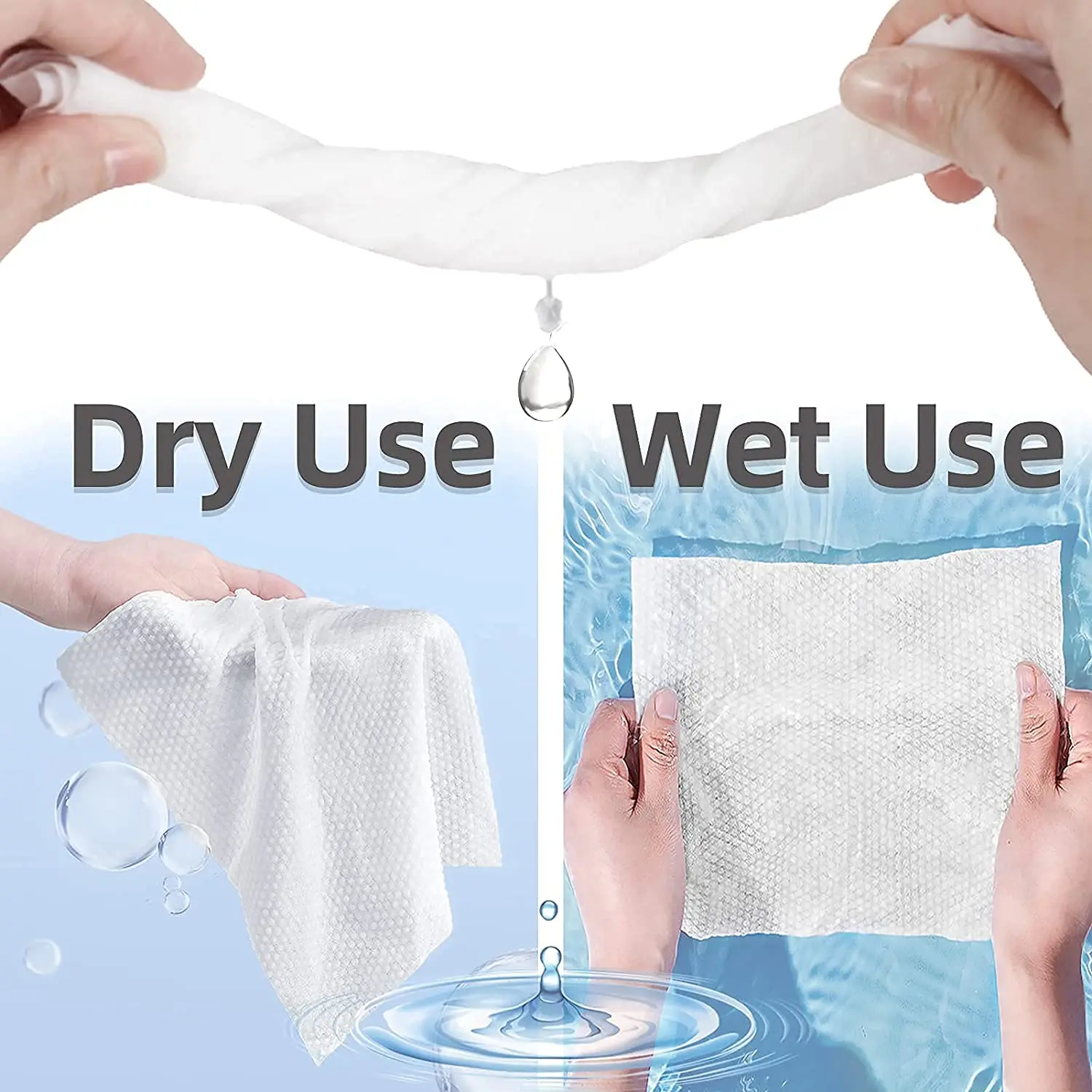 high quality non-woven fabric   fragrance-free baby  dry  Wipes 80 pcs