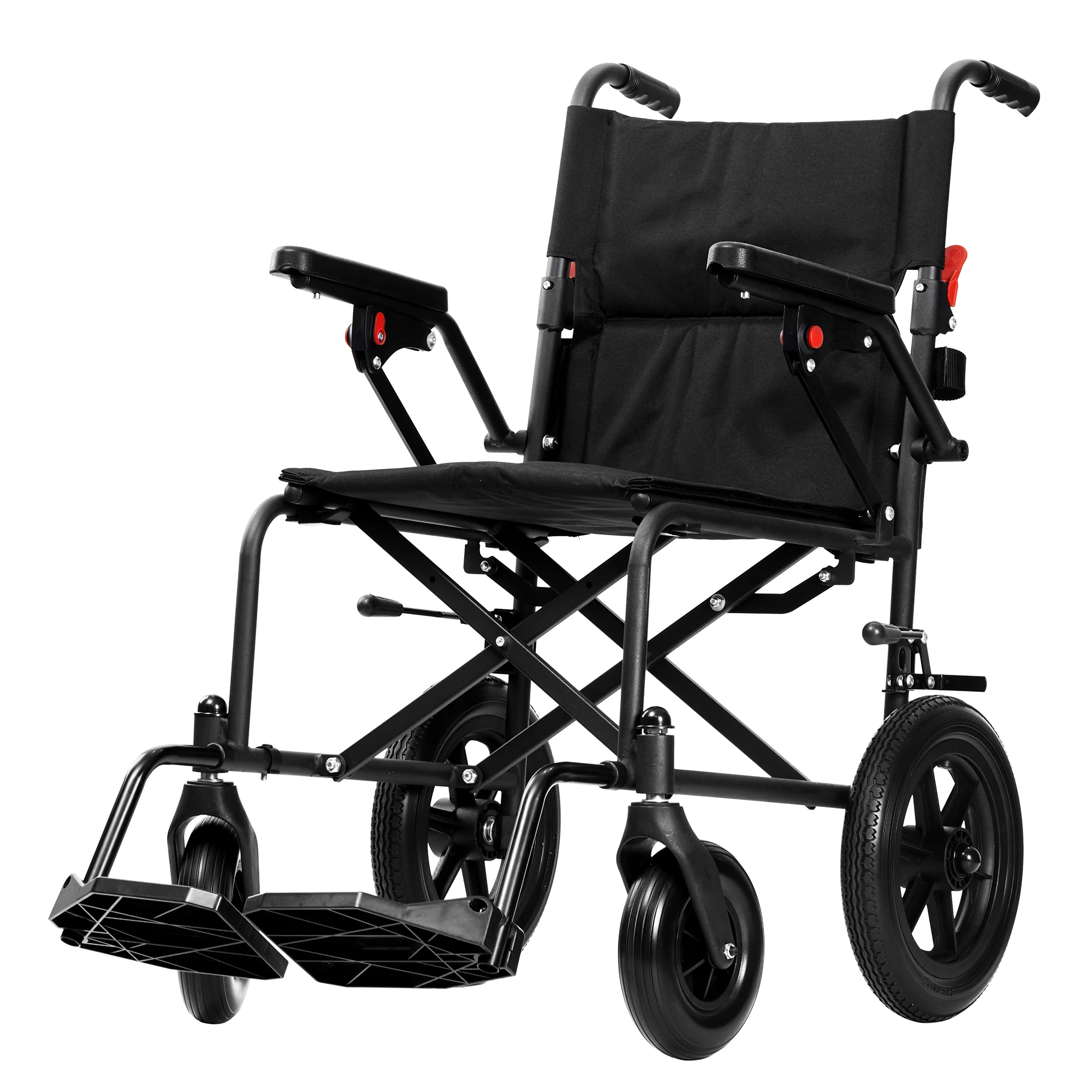 Hot Sales Cheap Price Foldable Lightweight Portable For Disabled Travel Ultra Light Manual Assisted Wheelchair